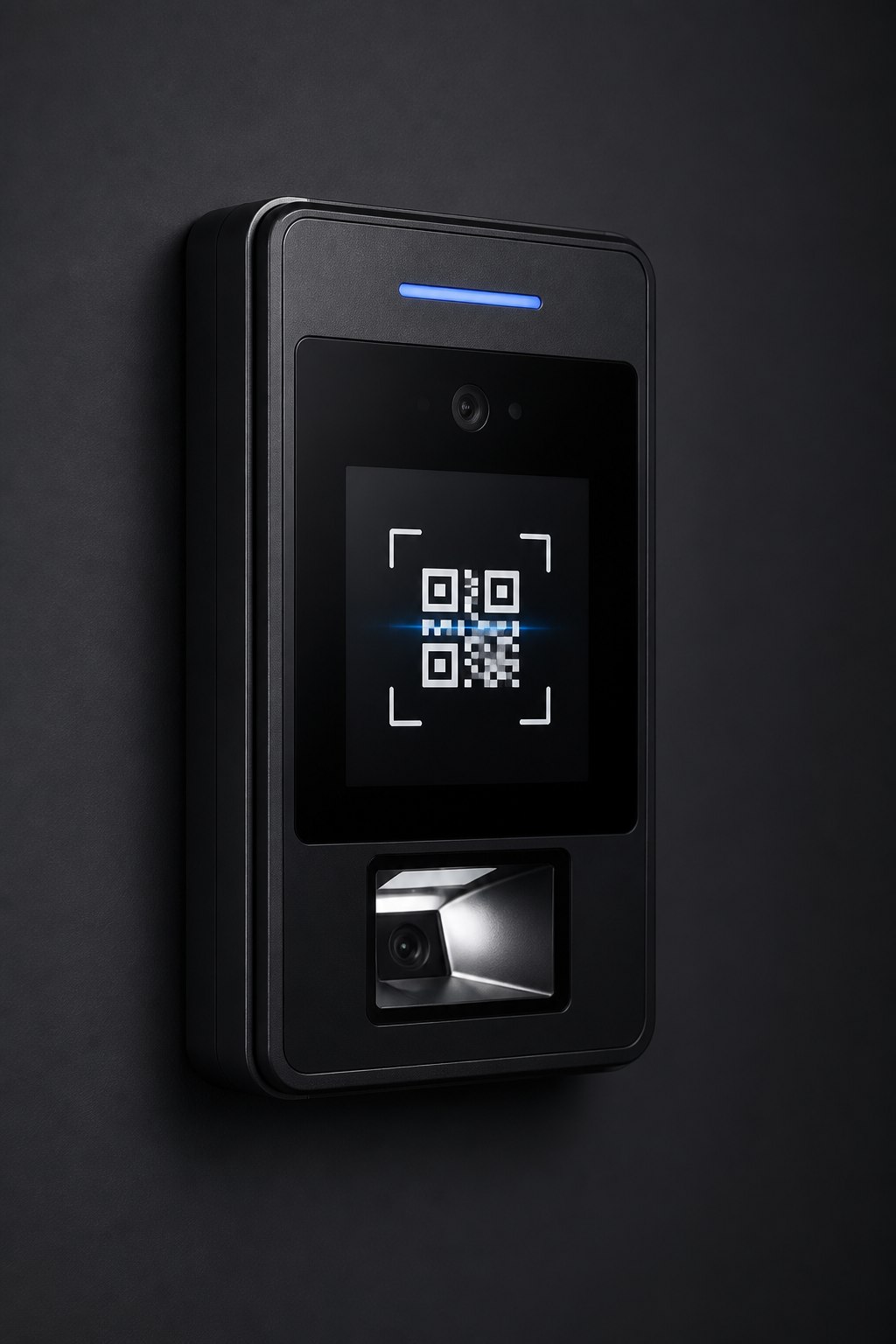 Терминал-считыватель QR-кода для доступа в туалет